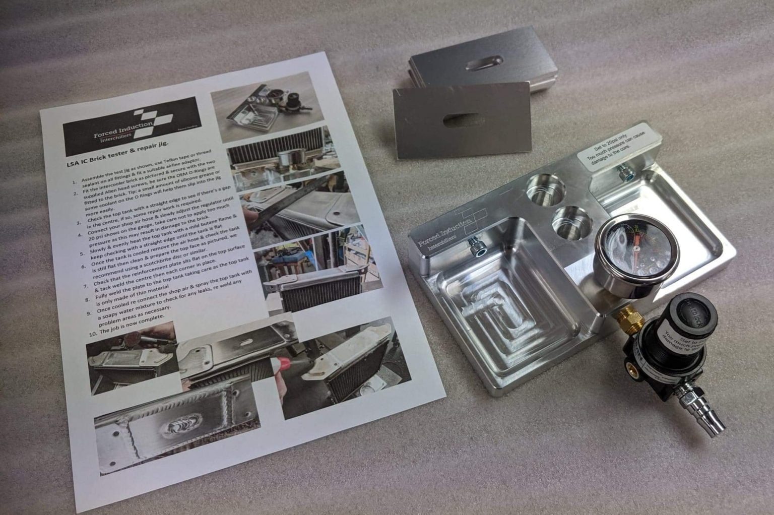 LSA Intercooler Brick Repair/Test Rig Fi Interchillers Online Store